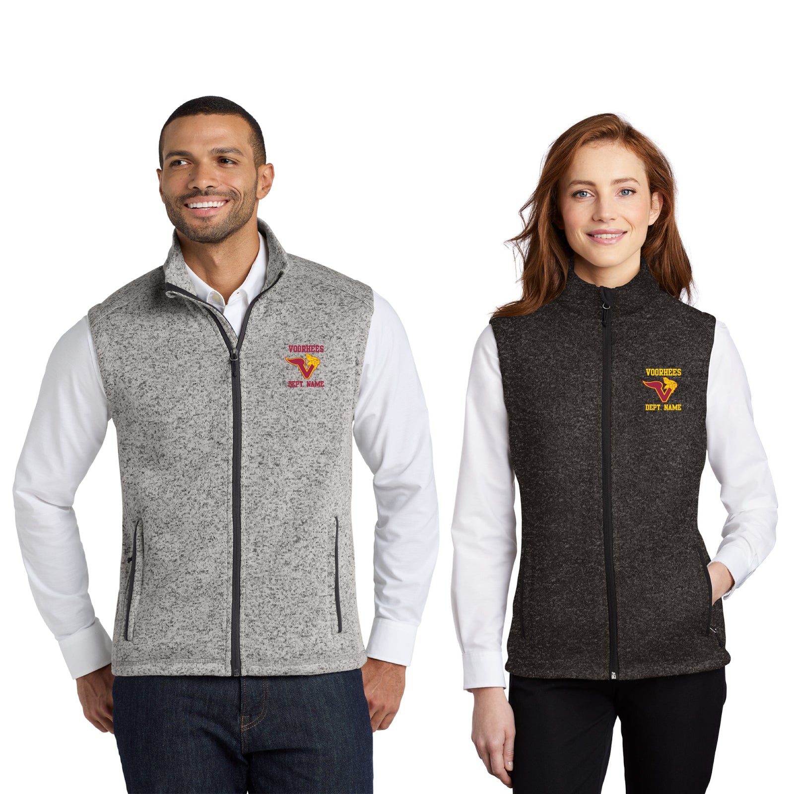 Voorhees H.S. Staff - Men's / Women's Sweater Fleece Vest