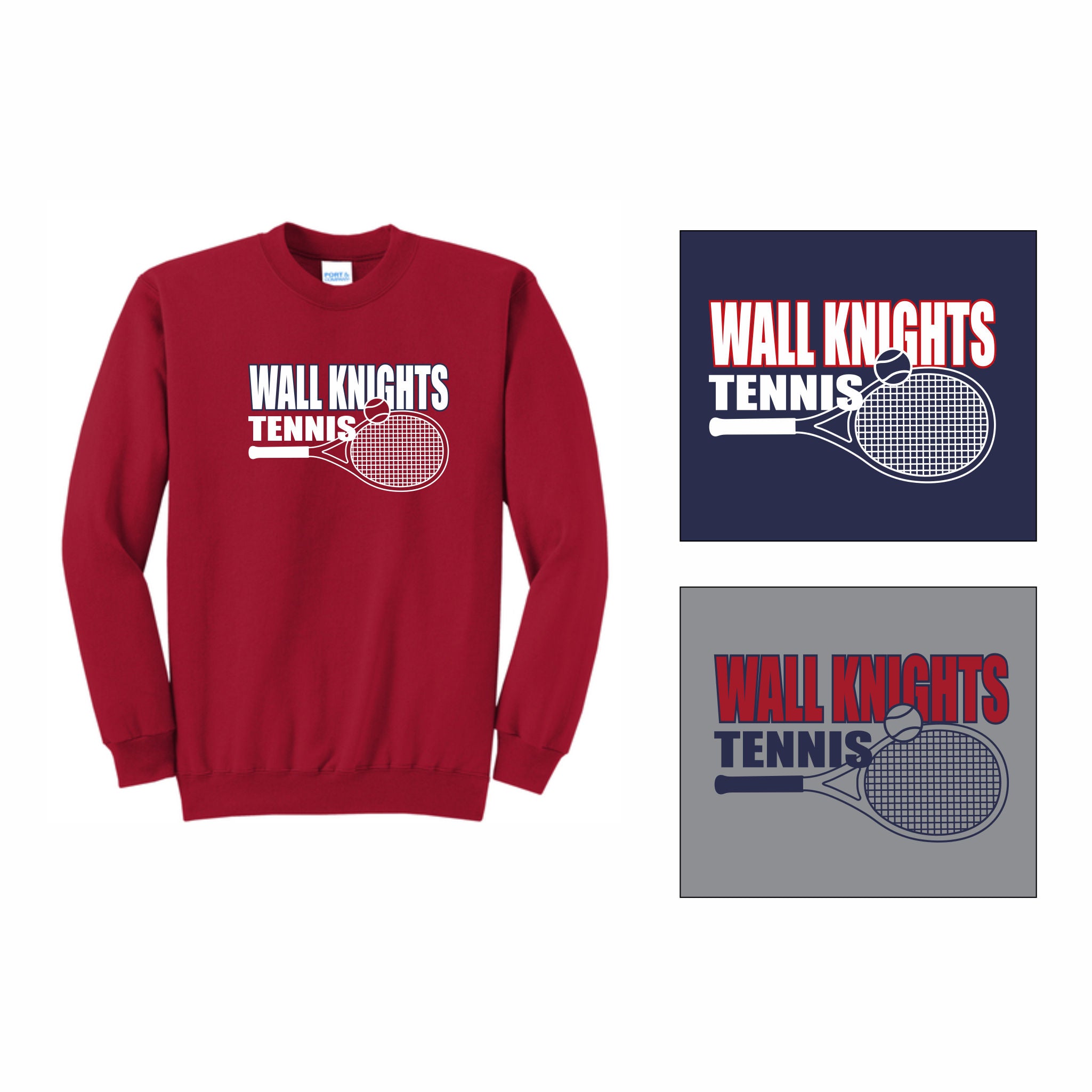 02. Wall Girls Tennis - Crewneck