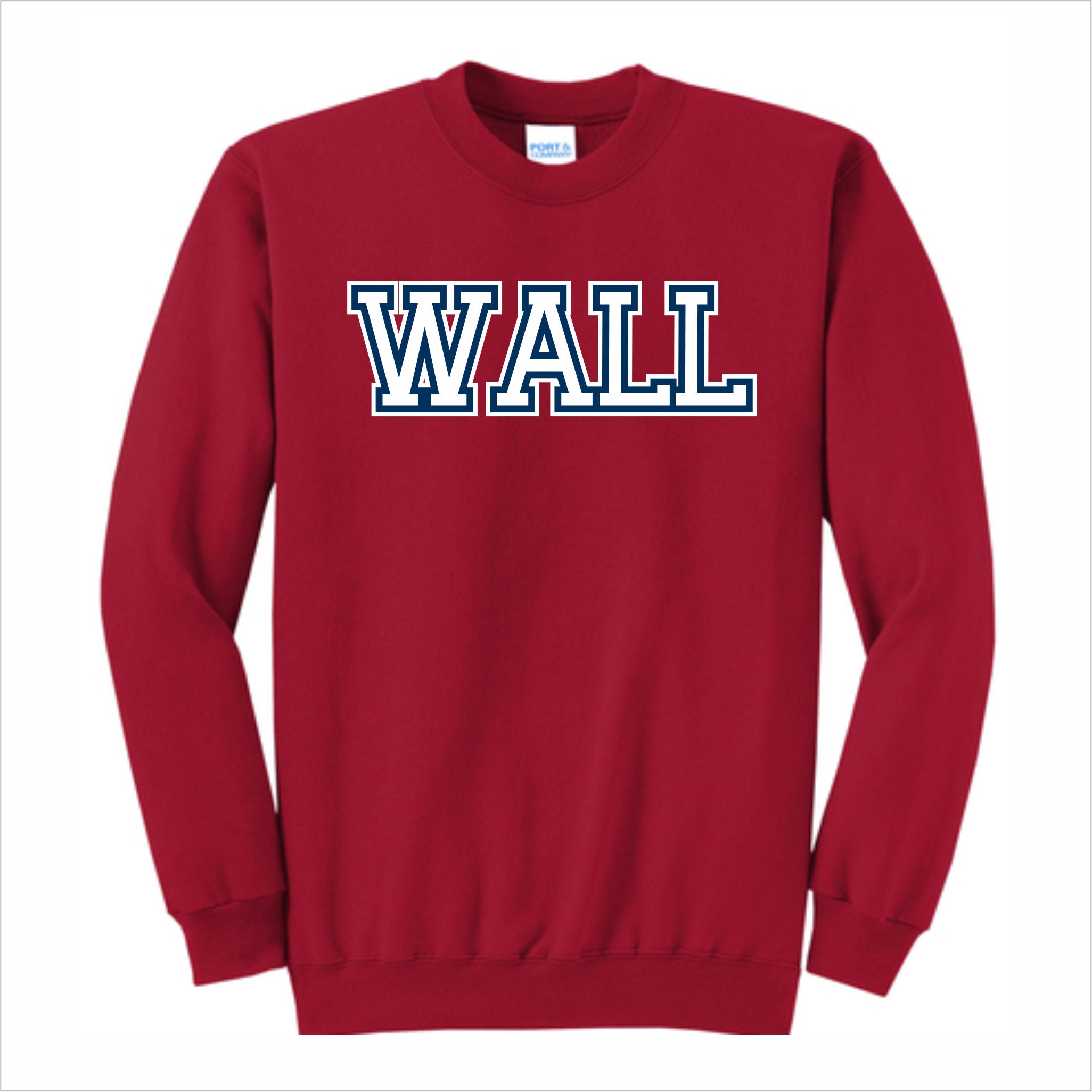 Wall Gymnastics - RED Crewneck