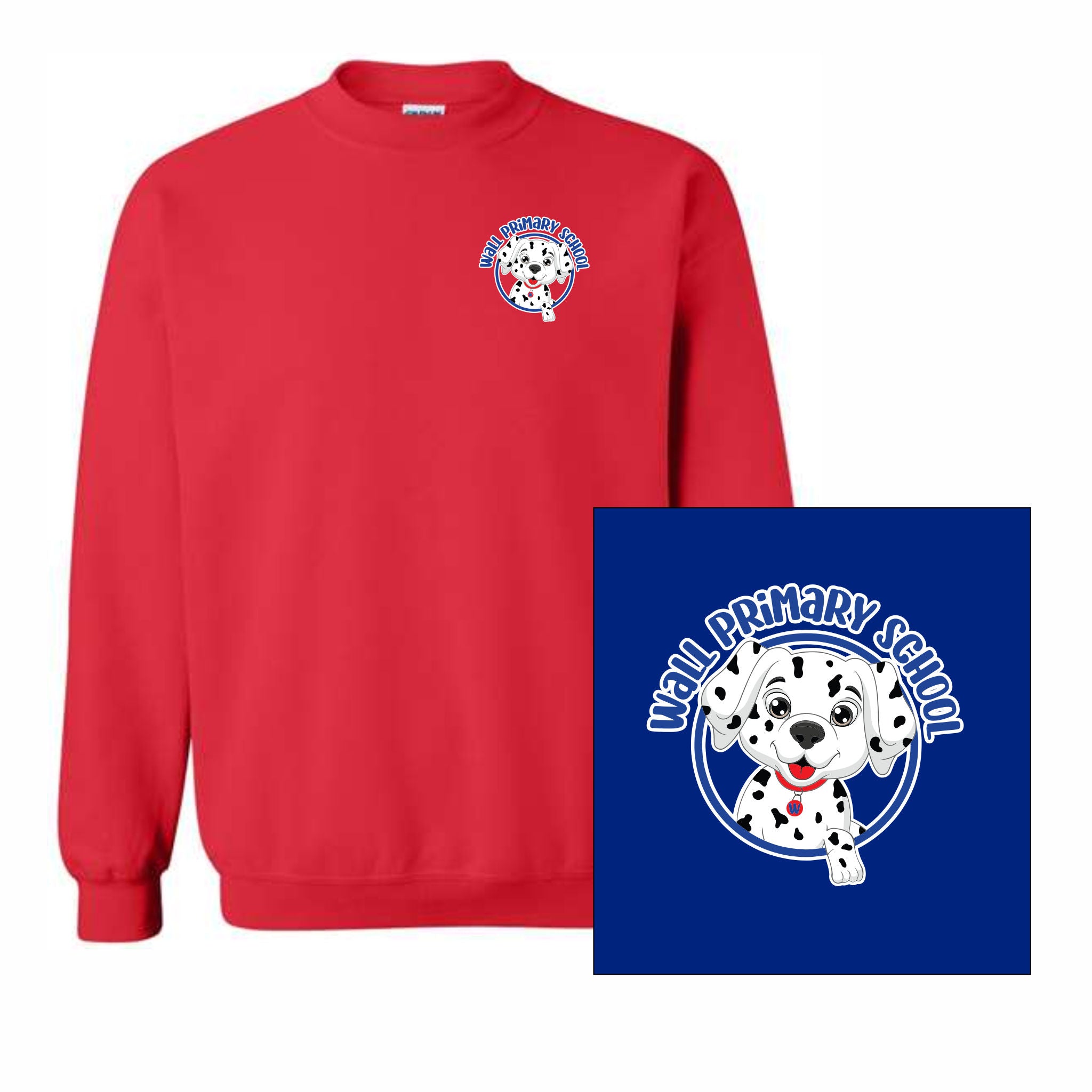Wall Primary - Youth & Adult Crewneck