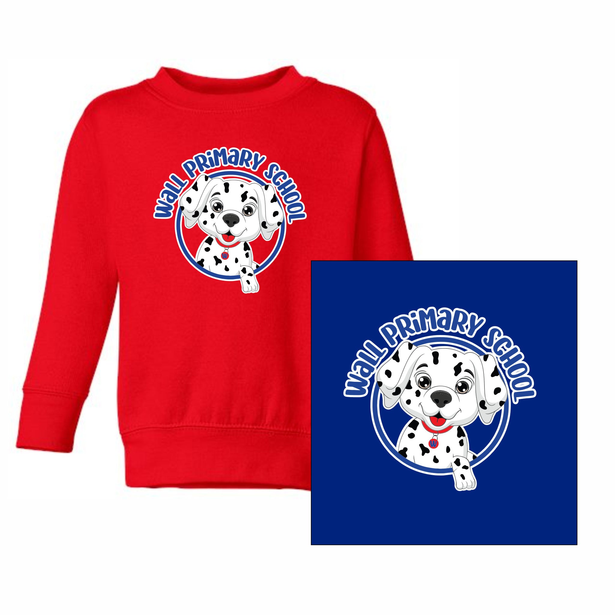 Wall Primary - Toddler Crewneck