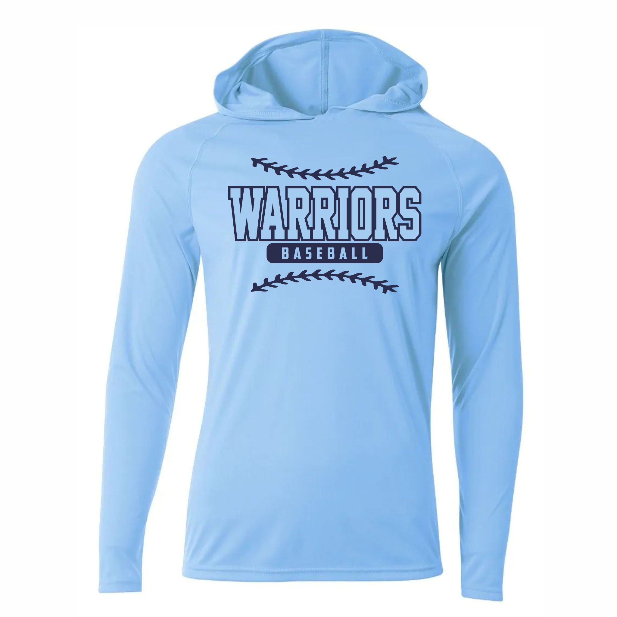 03. Warriors Travel Baseball - Dri-Fit Long Sleeve Hoodie T