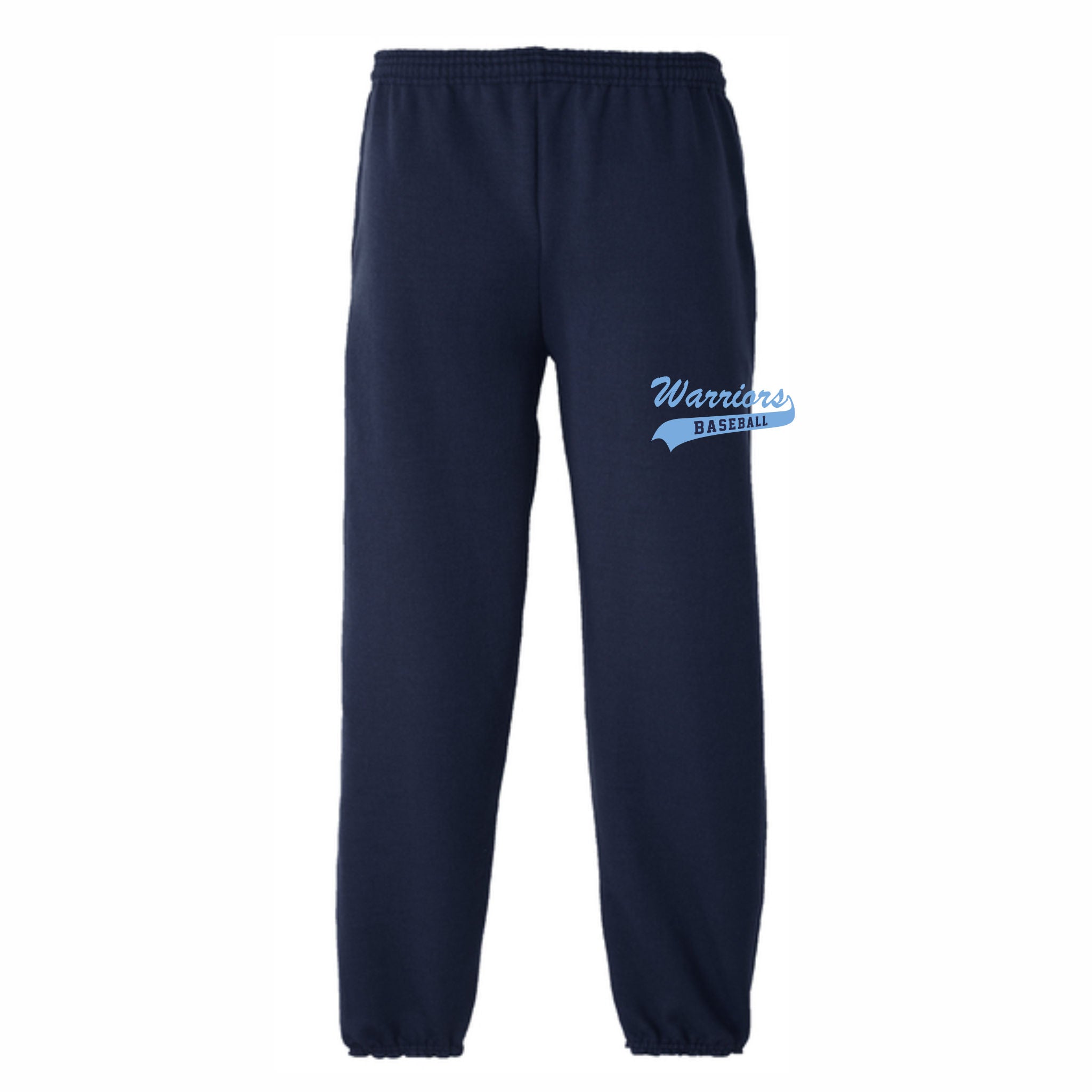 13. Warriors Travel Baseball - Elastic Hem Sweatpants