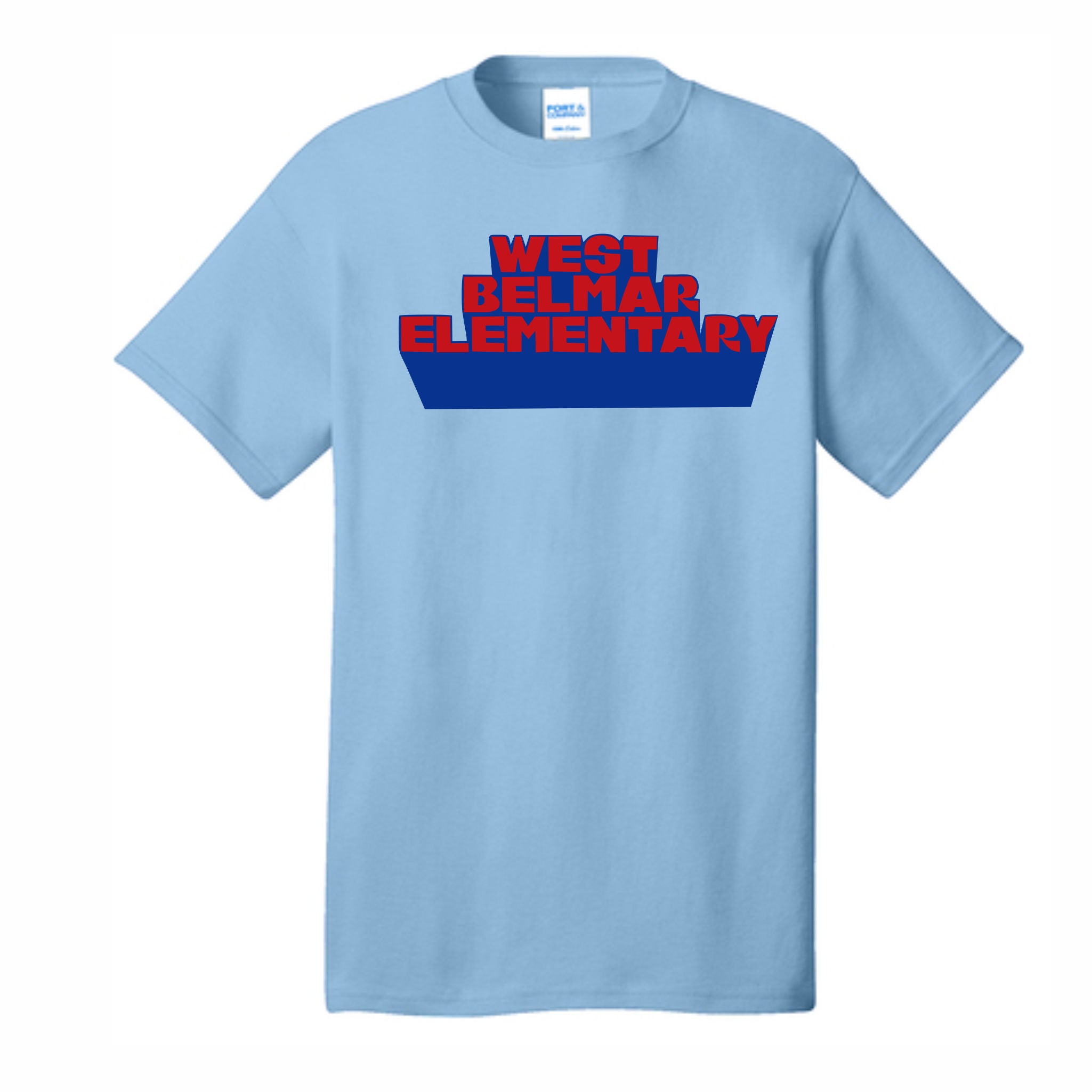15. West Belmar Elementary - Light Blue T-Shirt