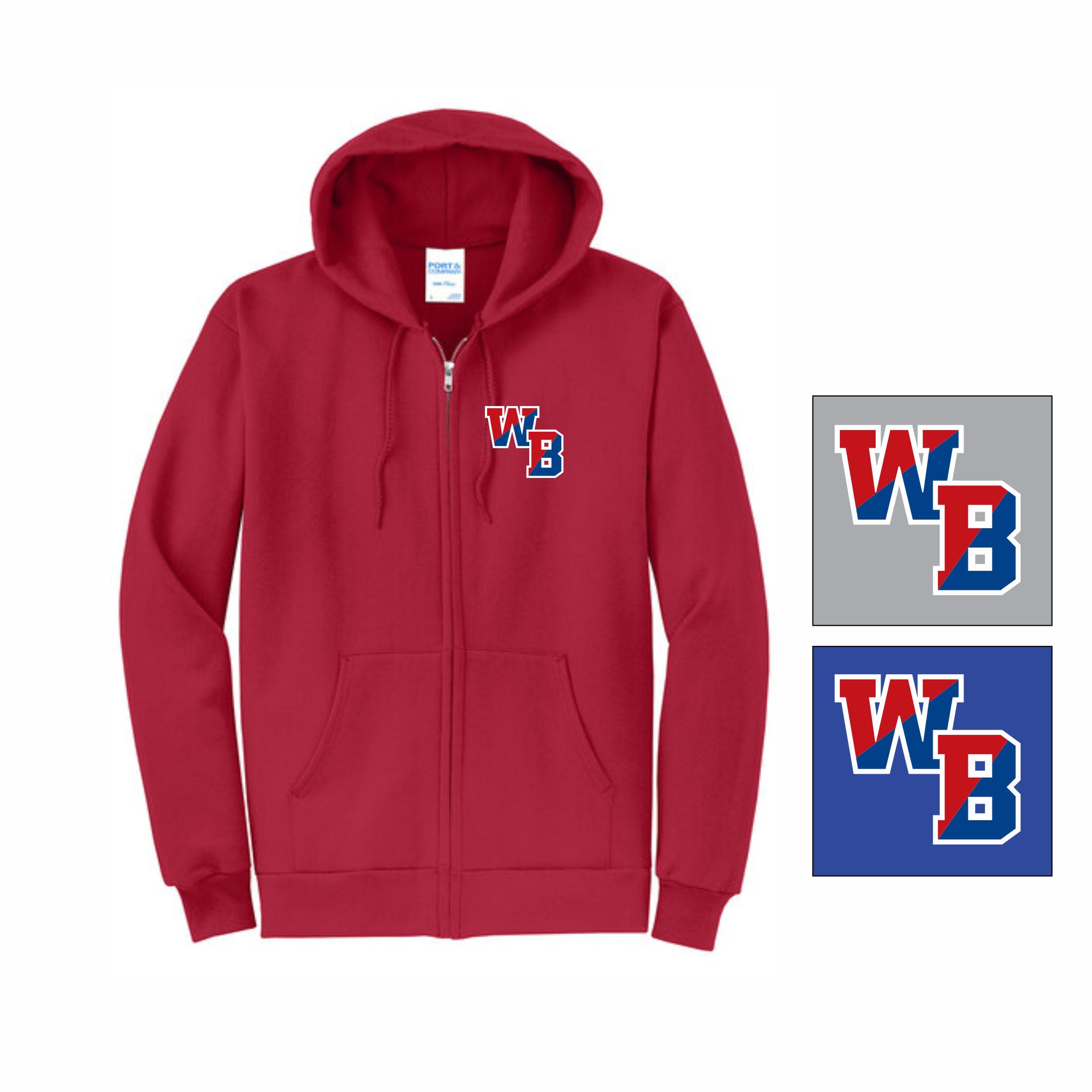 12. West Belmar Elementary - Full Zip Hoodie