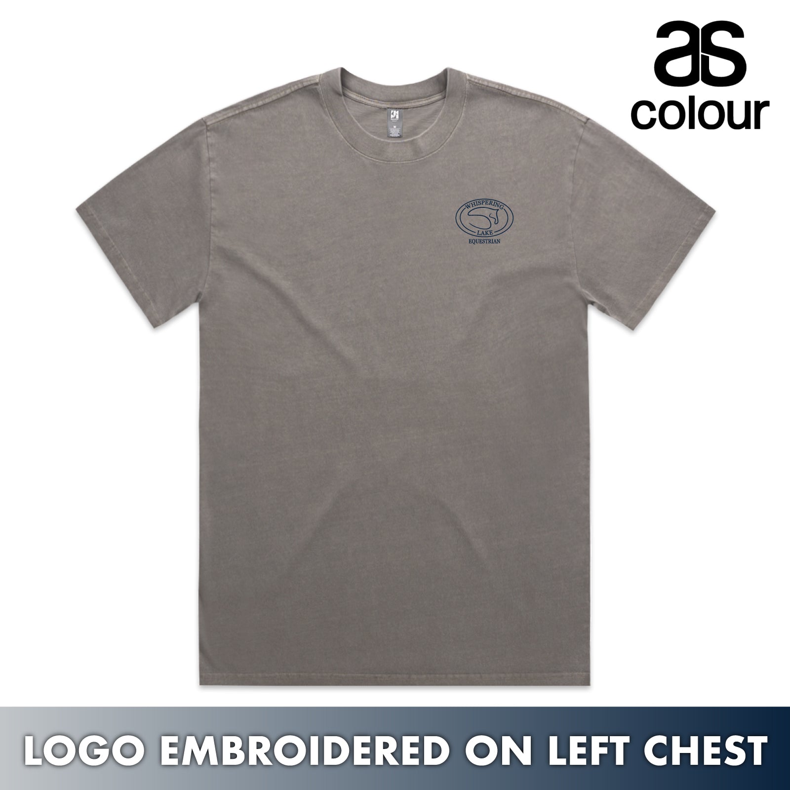 Whispering Lake Equestrian - AS Colour® Premium Men's / Women's Heavy Faded Short Sleeve Tee