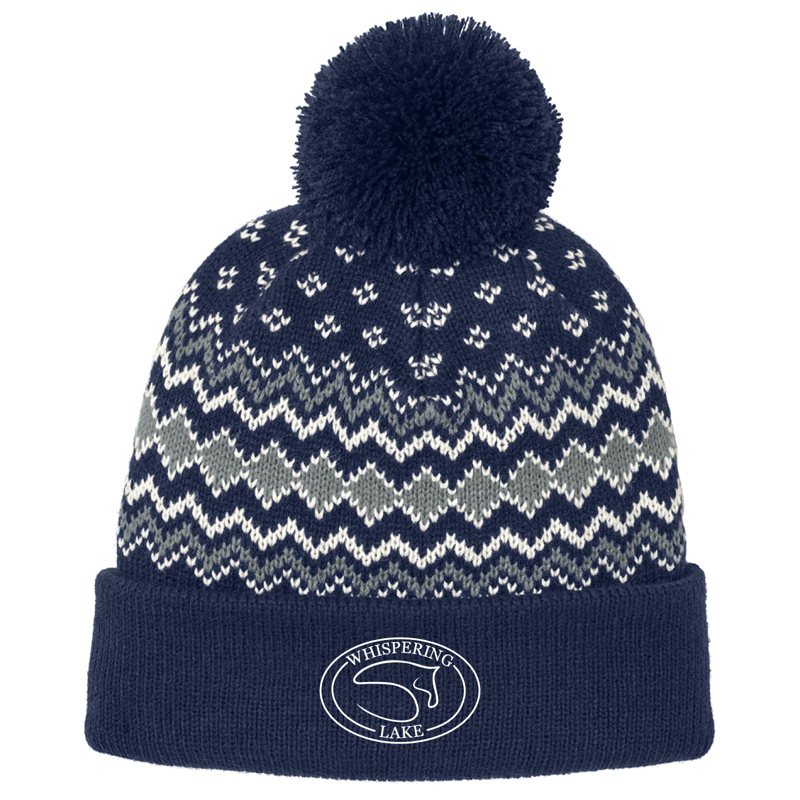Whispering Lake Equestrian - Alpine Pom Beanie