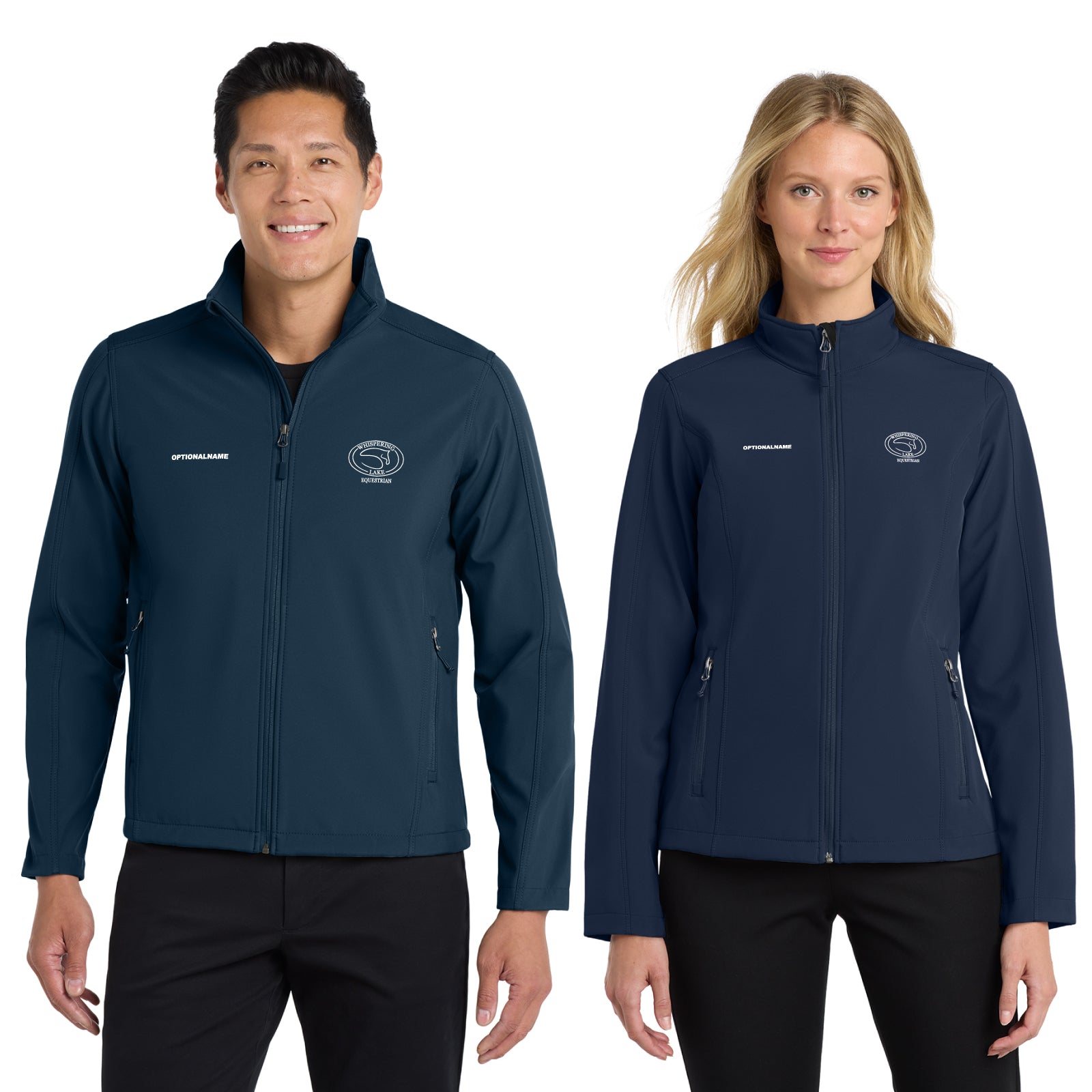Whispering Lake Equestrian - Youth / Women's / Adult Unisex Core Soft Shell Full-Zip Jacket