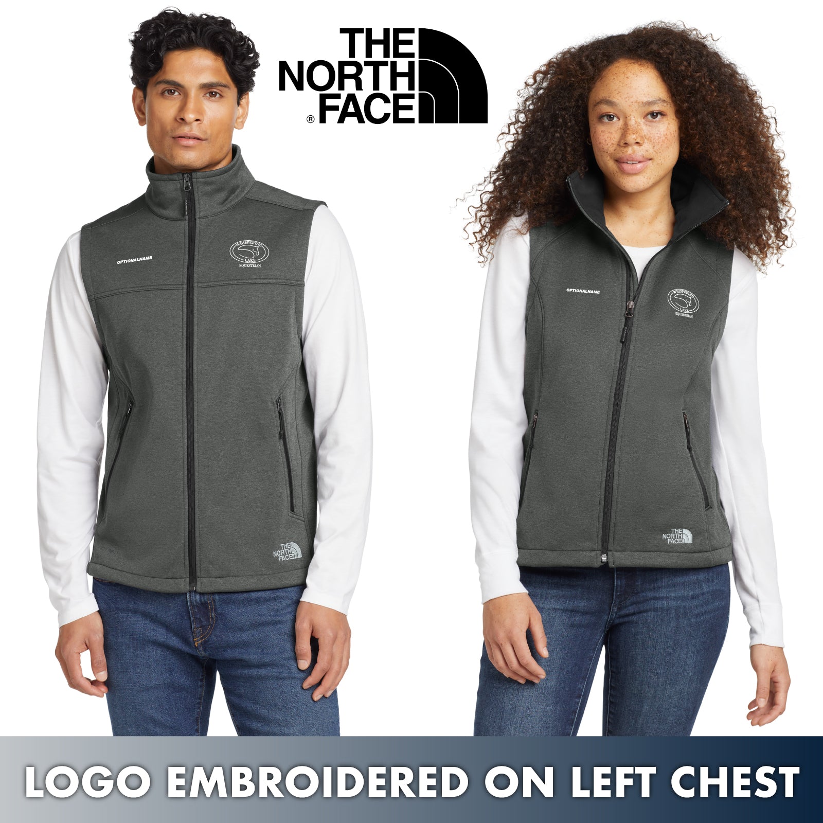 Whispering Laker Equestrian - The North Face® Men's / Women's Ridgewall Soft Shell Vest