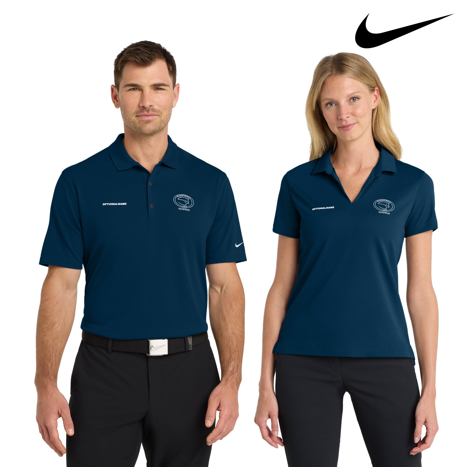 Whispering Lake Equestrian - Men's / Women's Nike® Dri-FIT Micro Pique Short Sleeve Polo