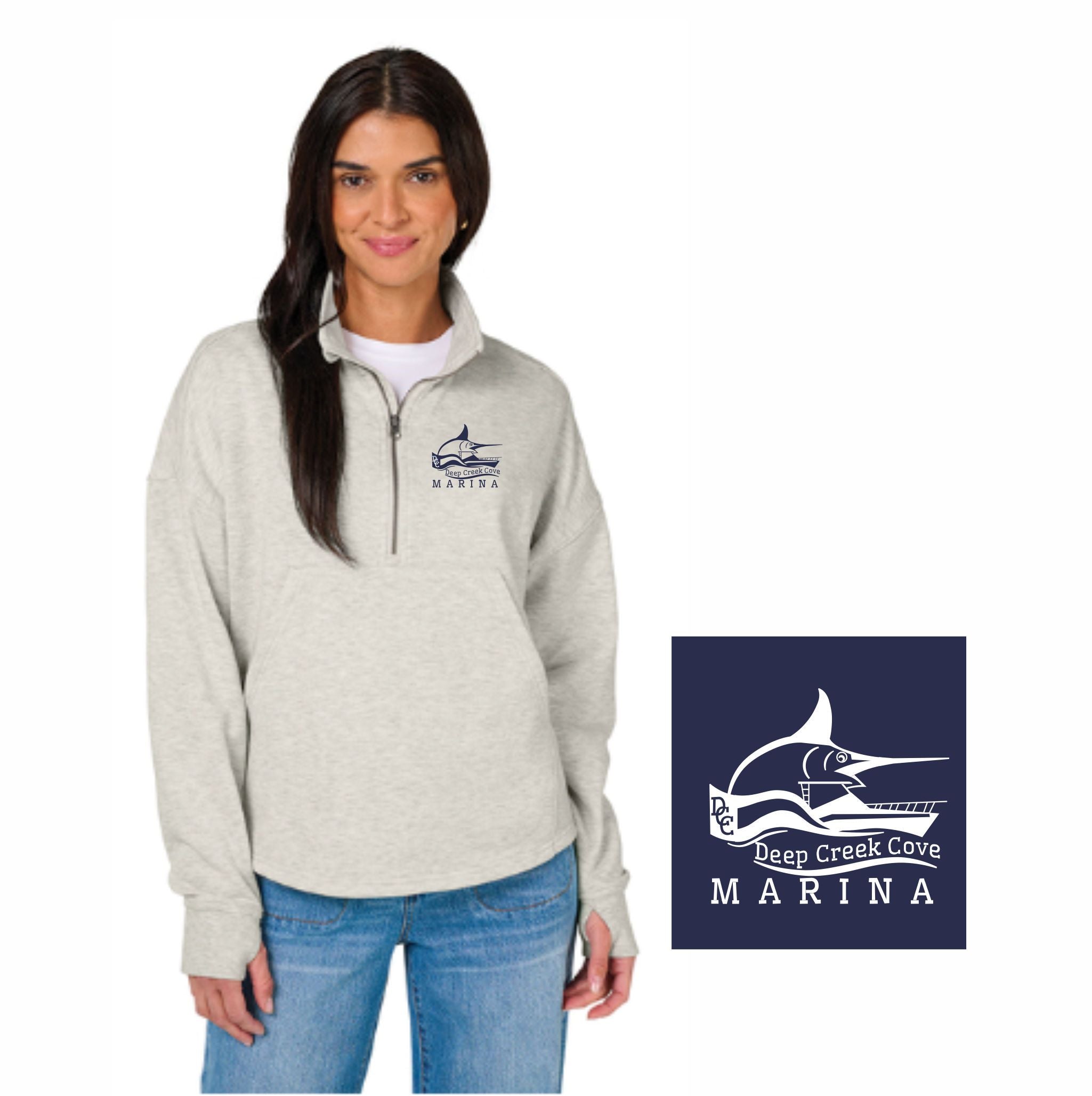 19. Deep Creek Cove - Ladies Willow 1/2 Zip