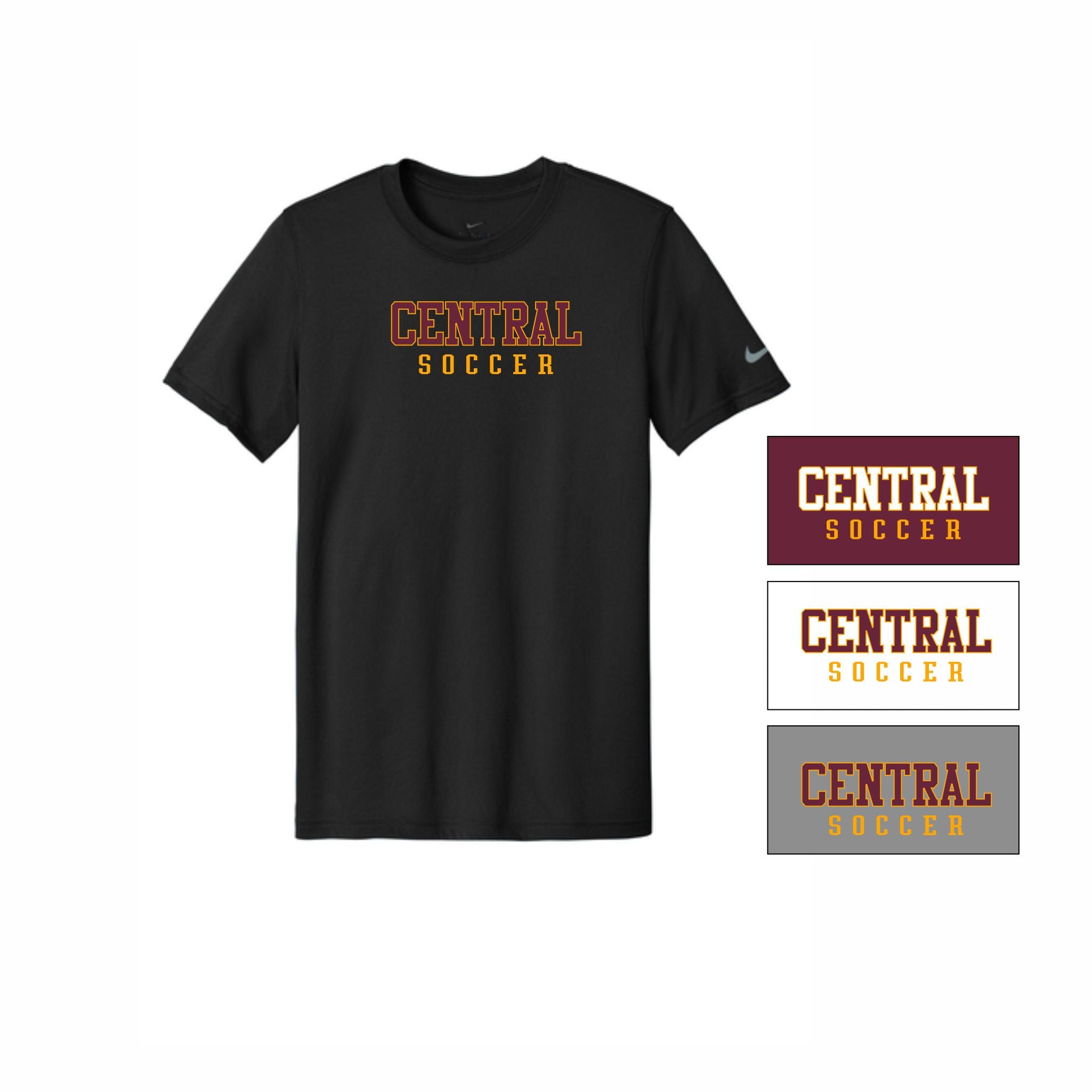 17. Central Girls Soccer - Nike T-Shirt