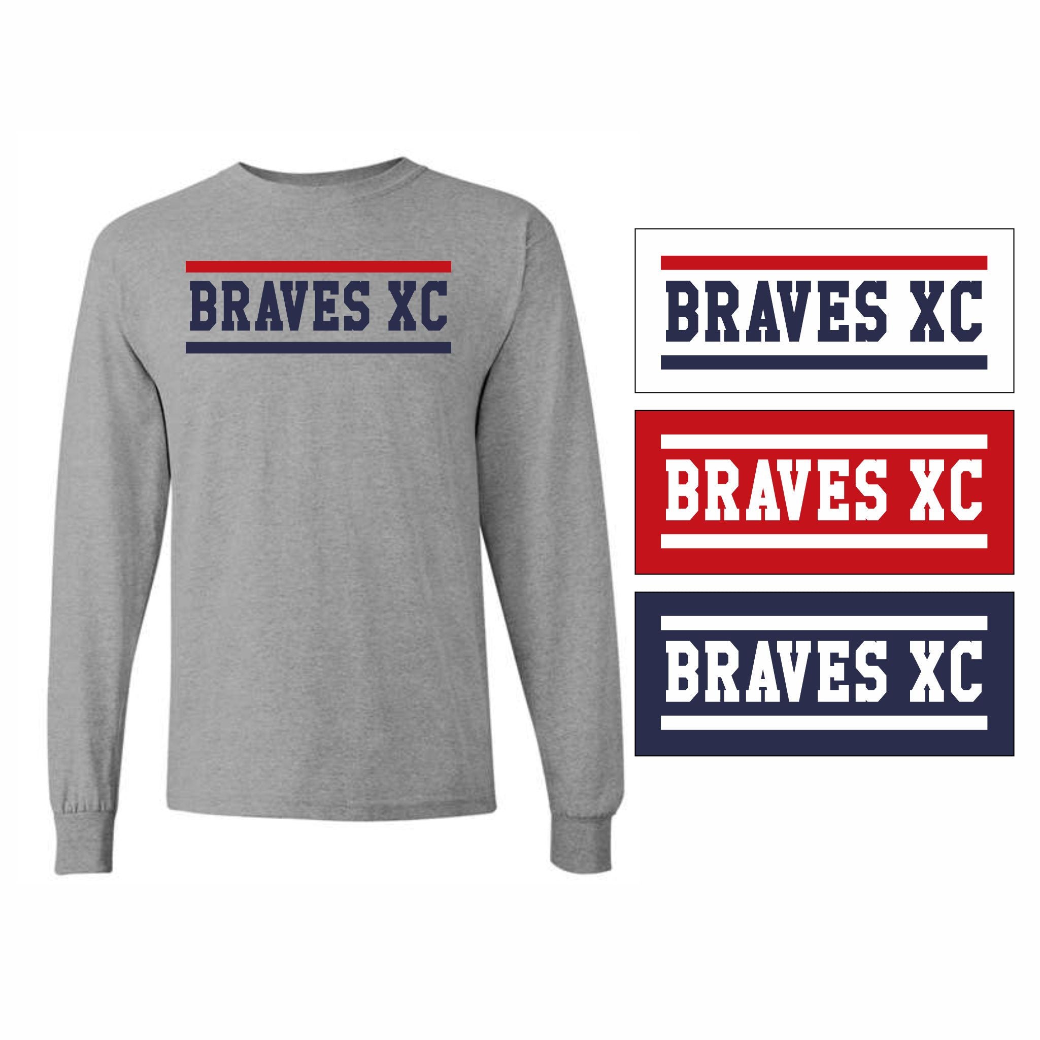 02. Manalapan XC - Cotton Long Sleeve T-Shirt