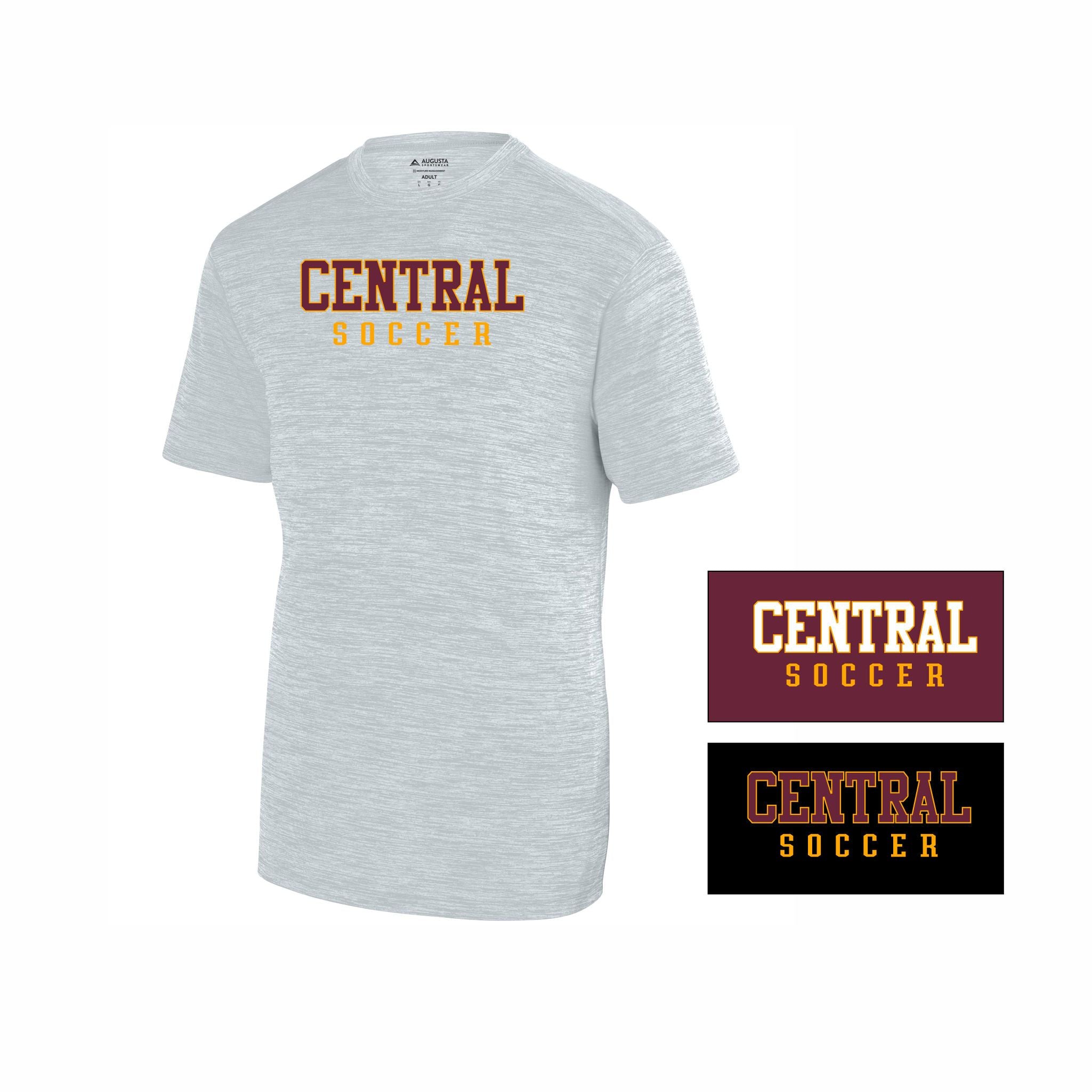 14. Central Girls Soccer - Heathered Dri-Fit T-Shirt