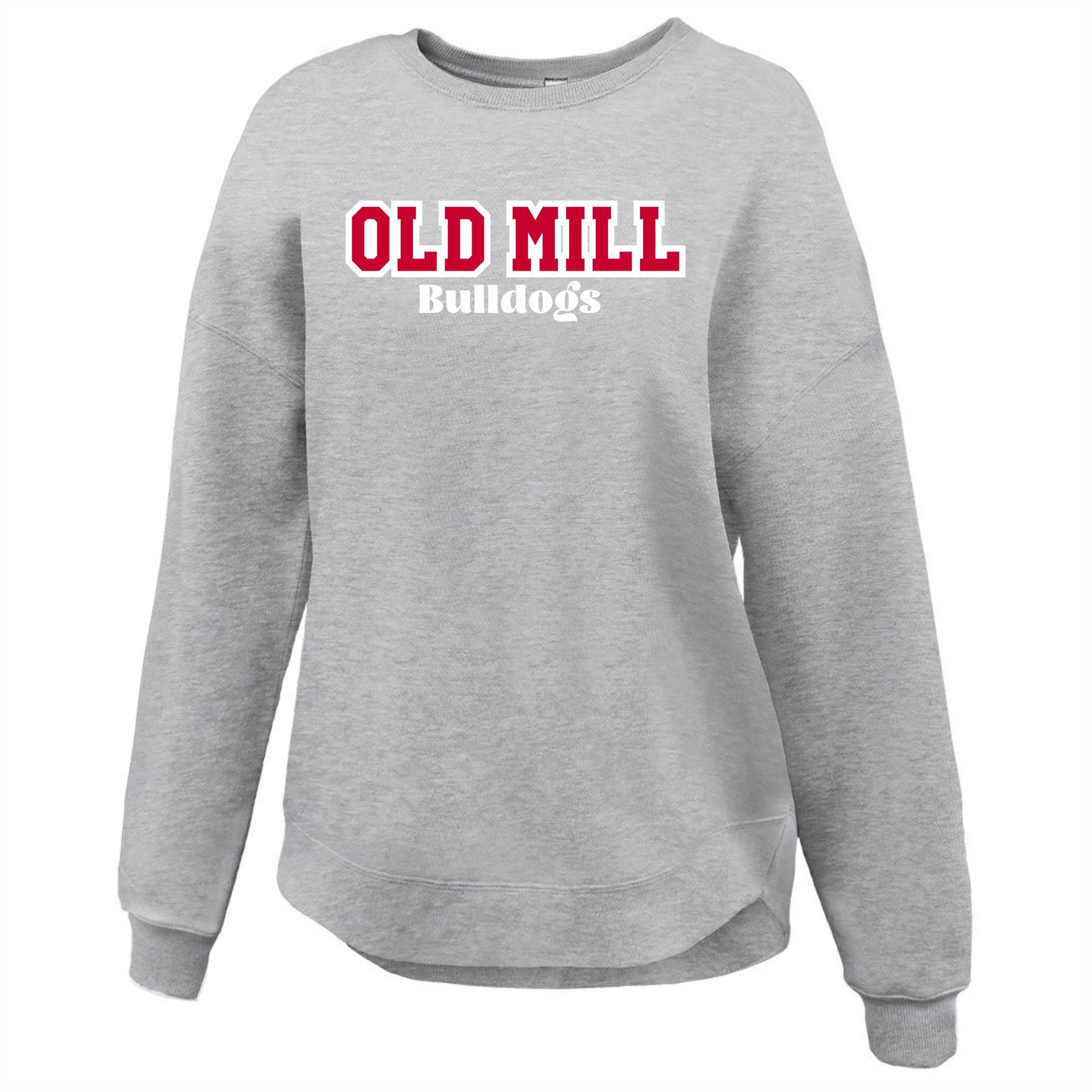 02. Old Mill - Ladies Curve Bottom Crewneck