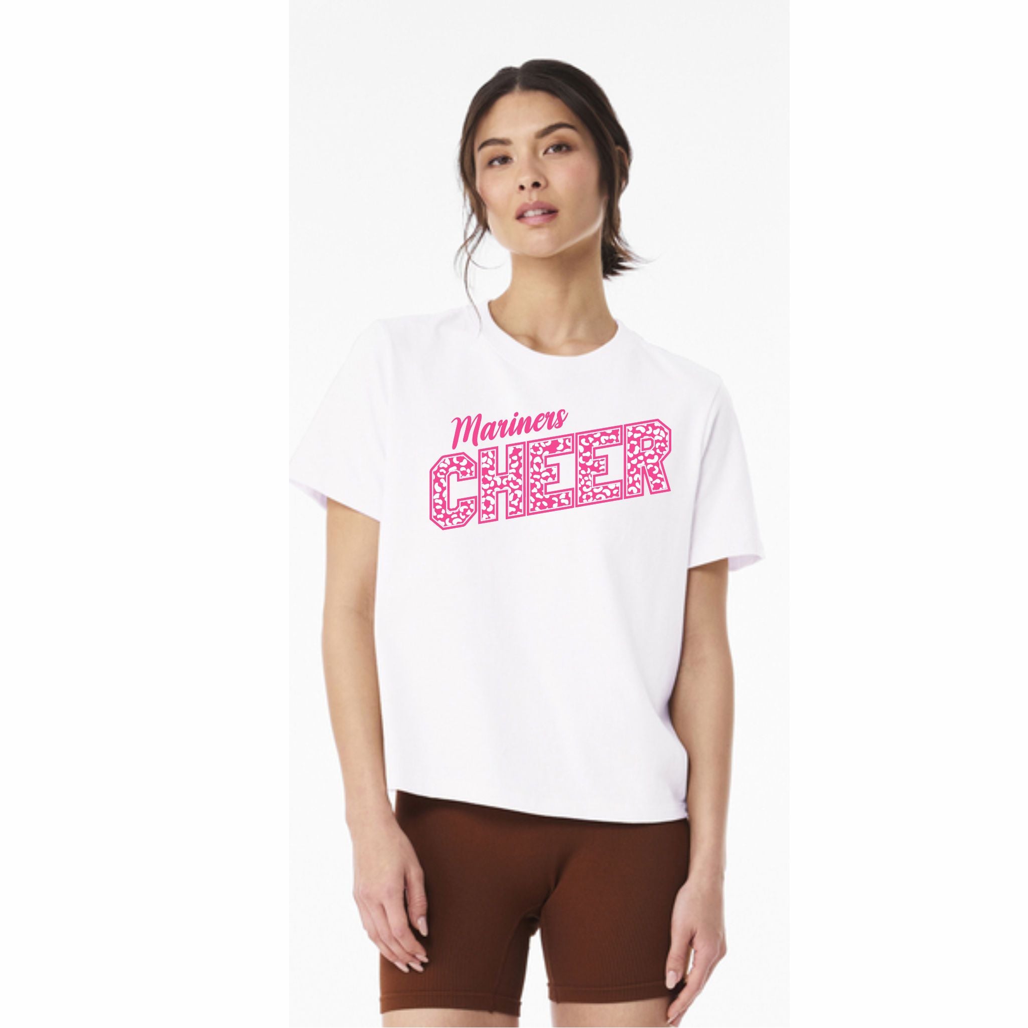 13. TRN Cheer - Cheetah Print Design T-Shirt