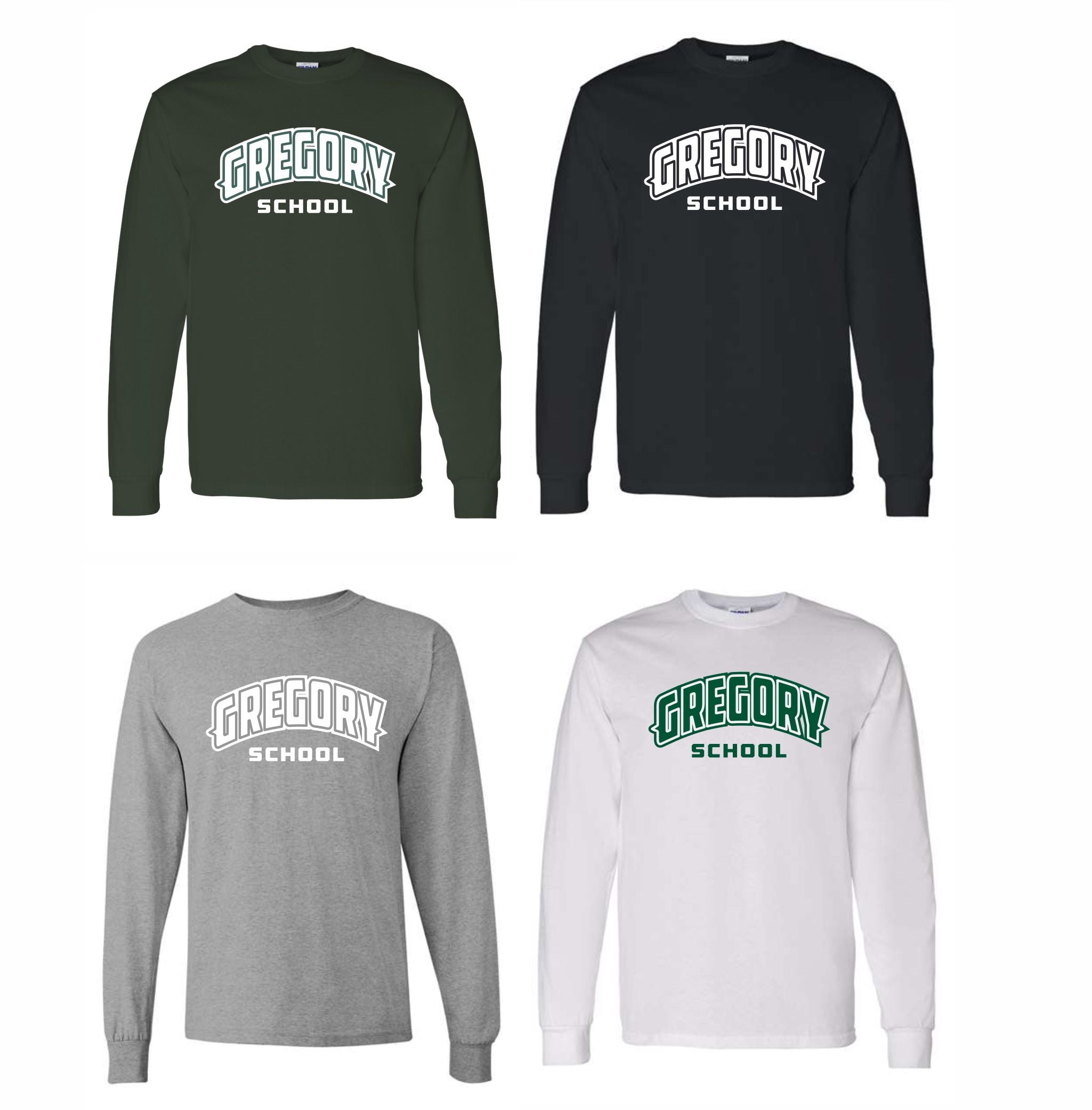 02. Gregory School - Long Sleeve T-Shirt