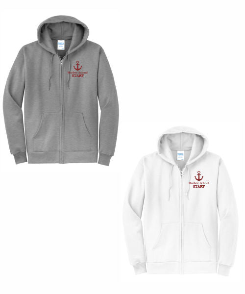 06. Harbor School Staff - Full Zip Hoodie